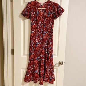NWOT A New Day Floral Midi Dress